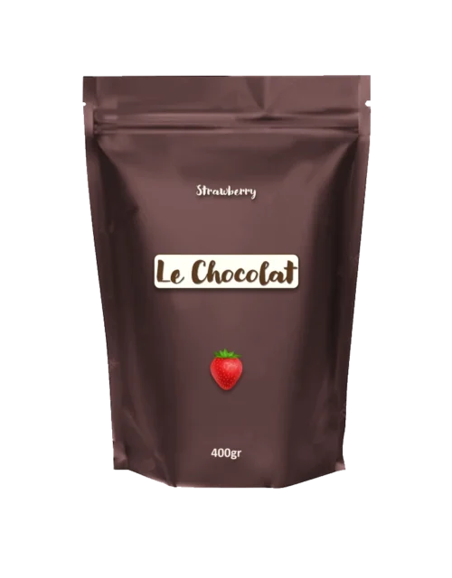 Αρωματική Σοκολάτα ρόφημα με φράουλα - Flavored Chocolate with Strawberry