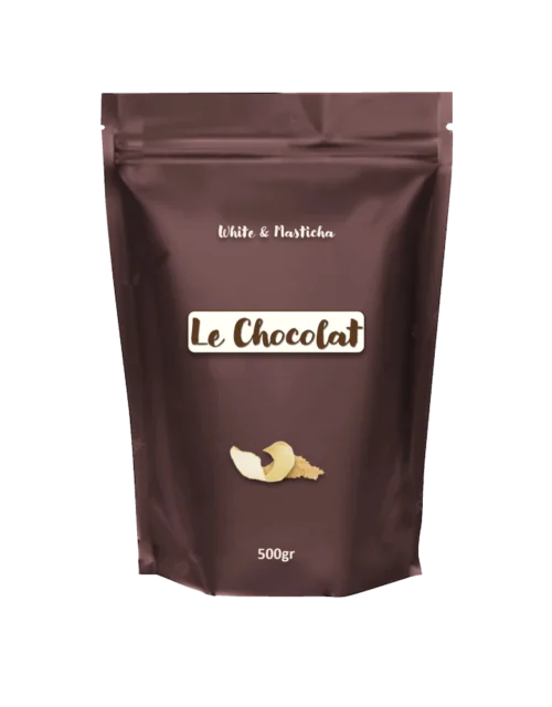 Le Chocolat - Λευκή Σοκολάτα με Μαστίχα & Τριαντάφυλλο - White Chocolate with mastic & rose